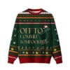 2025 Off To Commit Tomfoolery Ugly Christmas Sweater