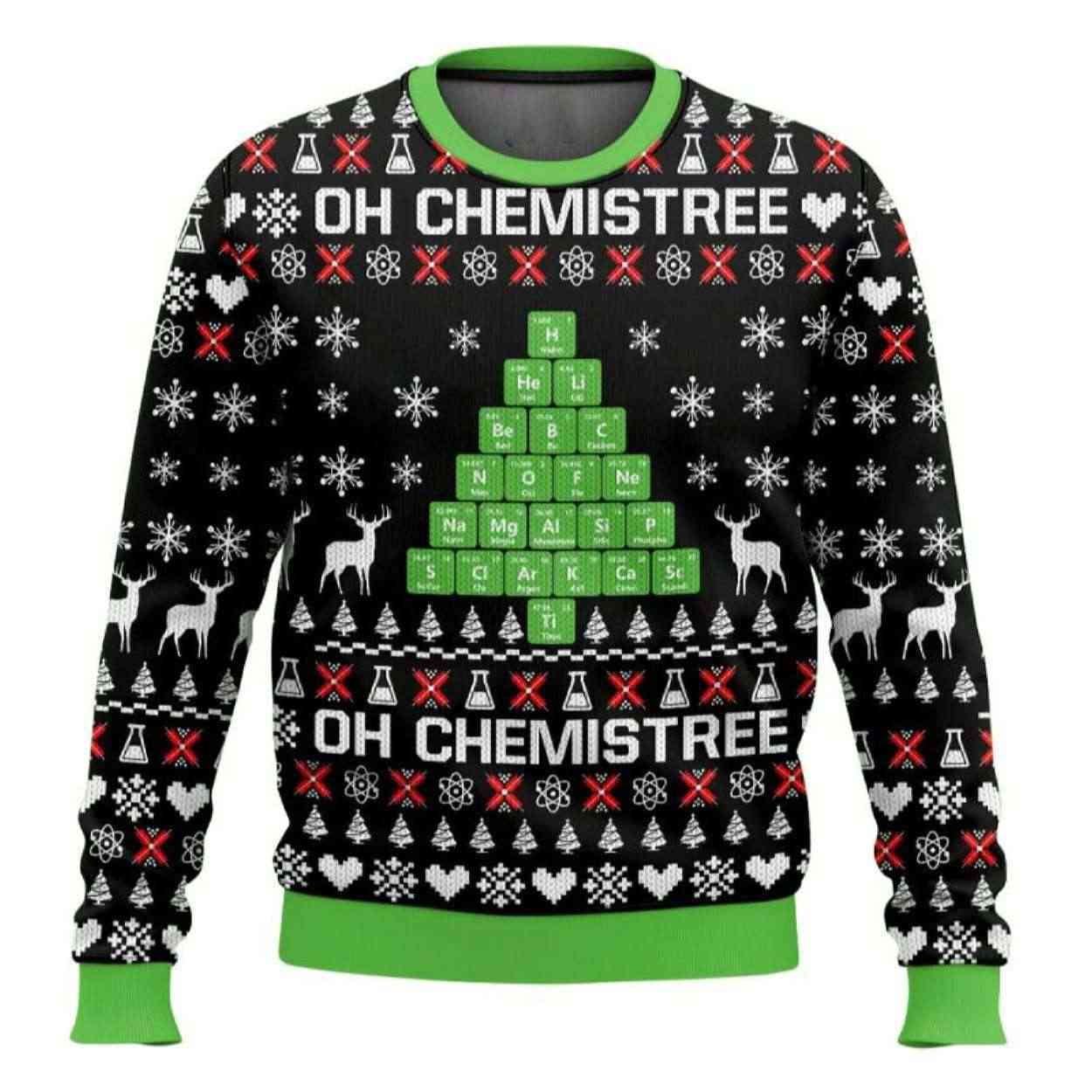 Oh Chemistry Funny Christmas Sweater Oh Chemistry Funny Christmas Sweater