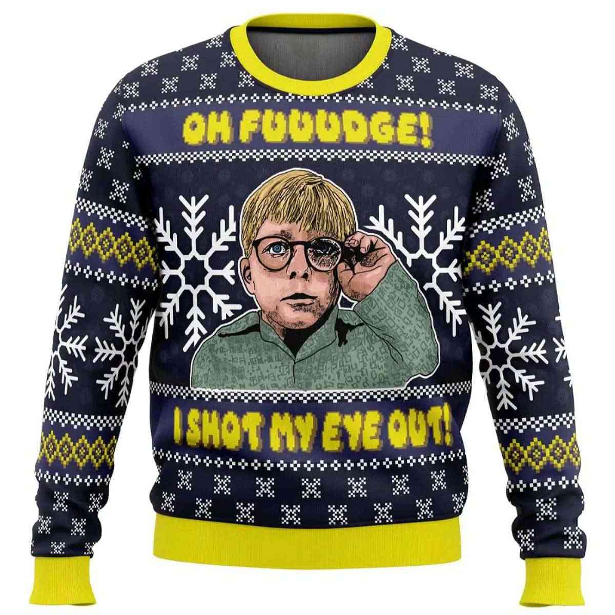 Oh Fuuudge A Christmas Story Ugly Christmas Sweater Oh Fuuudge A Christmas Story Ugly Christmas Sweater