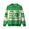 2025 Ohh…This Calls for a Spreadsheet Ugly Christmas Sweater