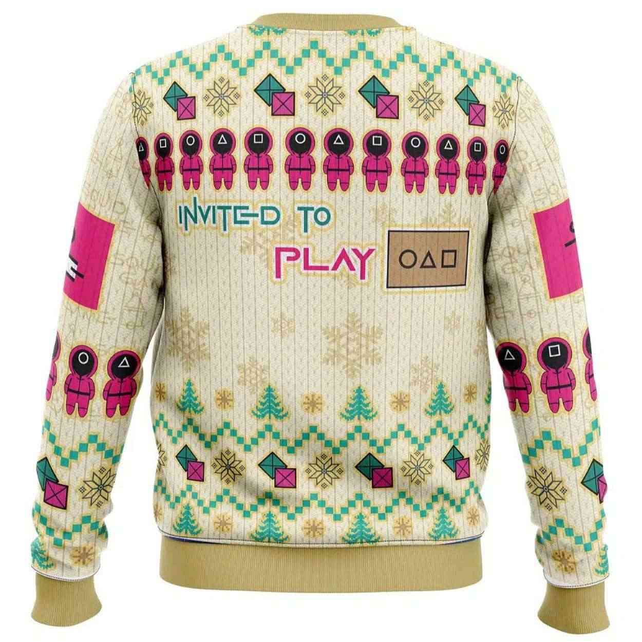 2025 On the First Day of Christmas Squid Game Christmas Sweater 2025 On the First Day of Christmas Squid Game Christmas Sweater