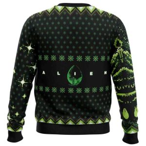2025 Xenomorph Alien Ugly Christmas Sweater 1 Xenomorph Alien Ugly Christmas Sweater1