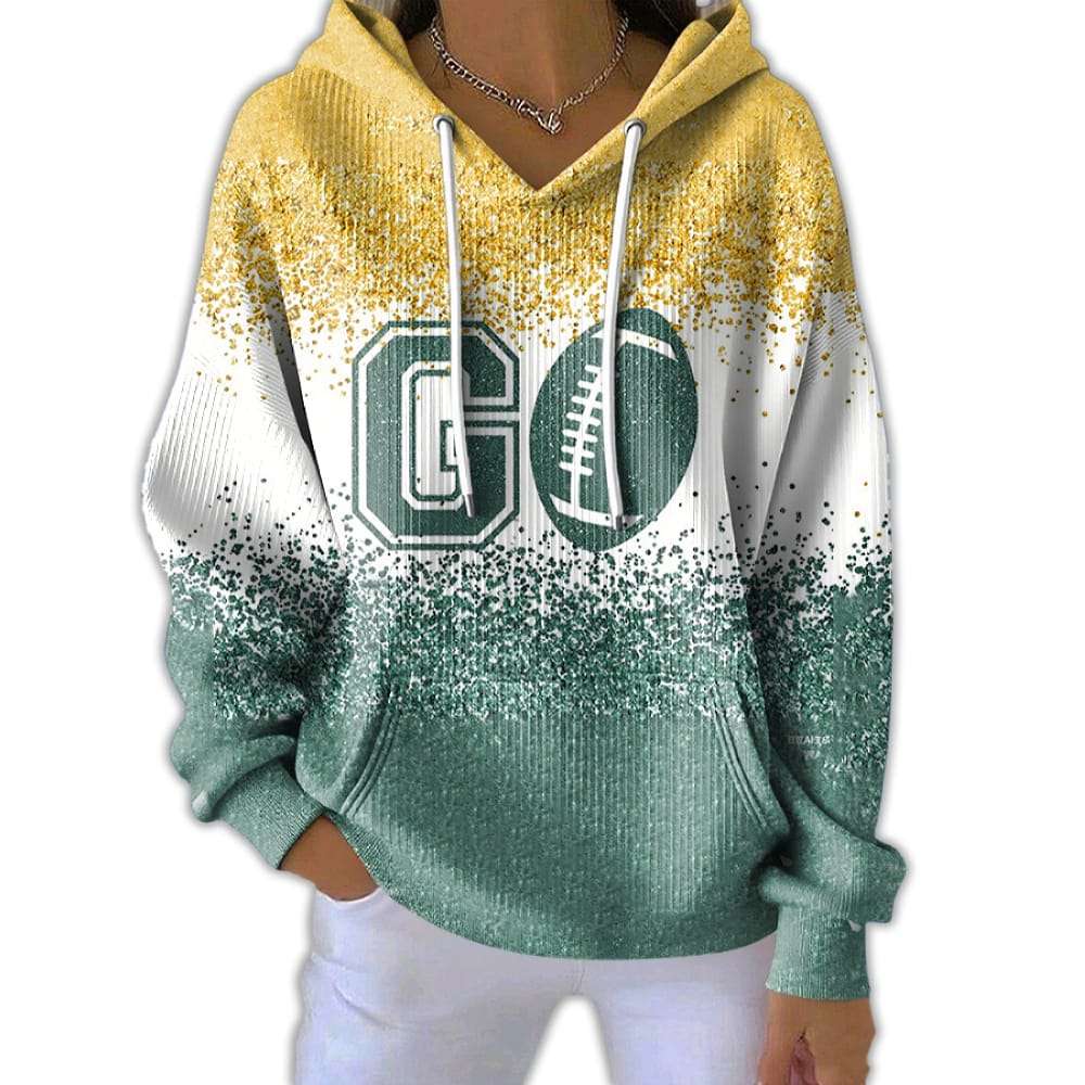 Packers Footbal GO Pit Striped Hoodie Packers Footbal GO Pit Striped Hoodie