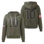 Packers Jordan Love 10 Salute To Service Waffle Hoodie