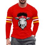 Patrick Mahomes GOAT Chiefs Long-Sleeved T-Shirt