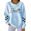 Paws And Enjoy The Little Things Pit Striped Sweatshirt