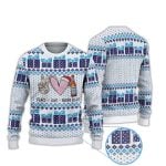 2025 Peace Love Busch Light Beer Ugly Christmas Sweater