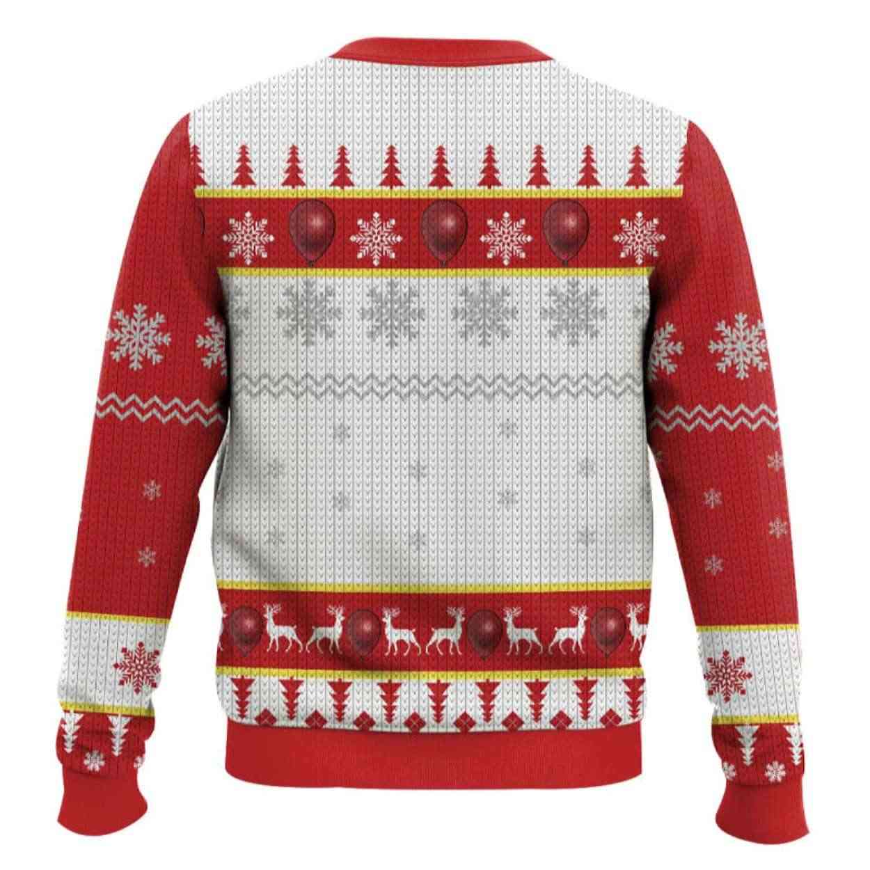 Pennywise But It Is Up Ugly Christmas Sweater Pennywise But It Is Up Ugly Christmas Sweater