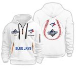 Personalized Blue Jays World Series 2025 Quarter Zip Hoodie