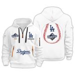 Personalized Dodgers World Series 2025 Quarter Zip Hoodie