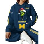 Personalized Grnch Michigan Waffle Hoodie