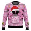 Pink Ranger Ho-ho Power Rangers Ugly Christmas Sweater