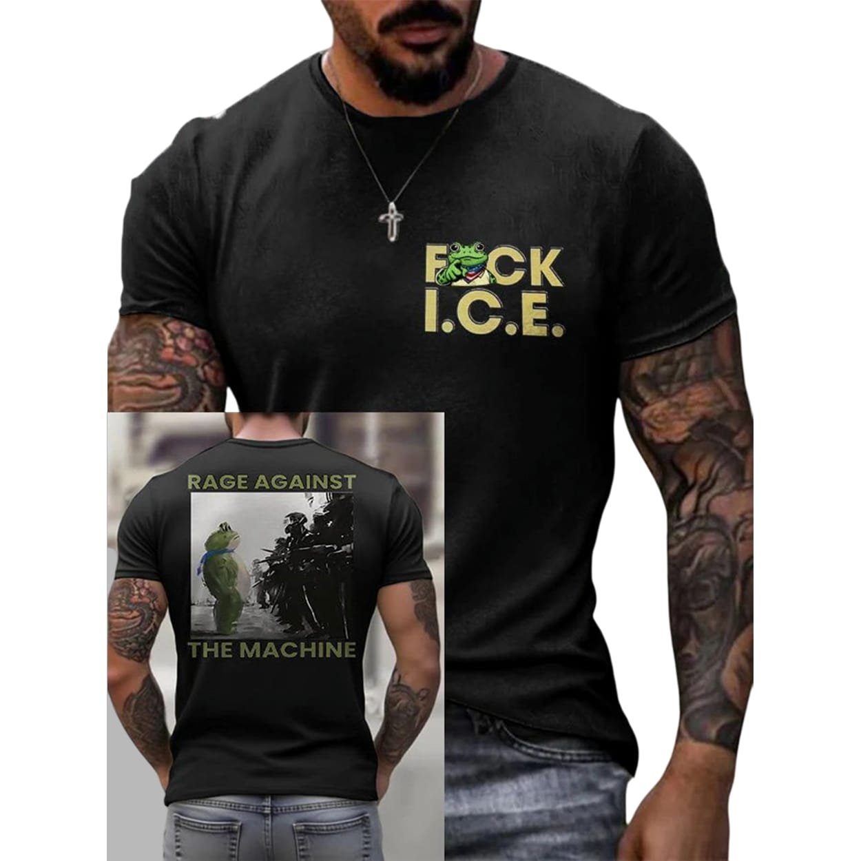 Portland Frog Fuck ICE Rage Against The Machine Shirt Portland Frog Fuck ICE Rage Against The Machine Shirt