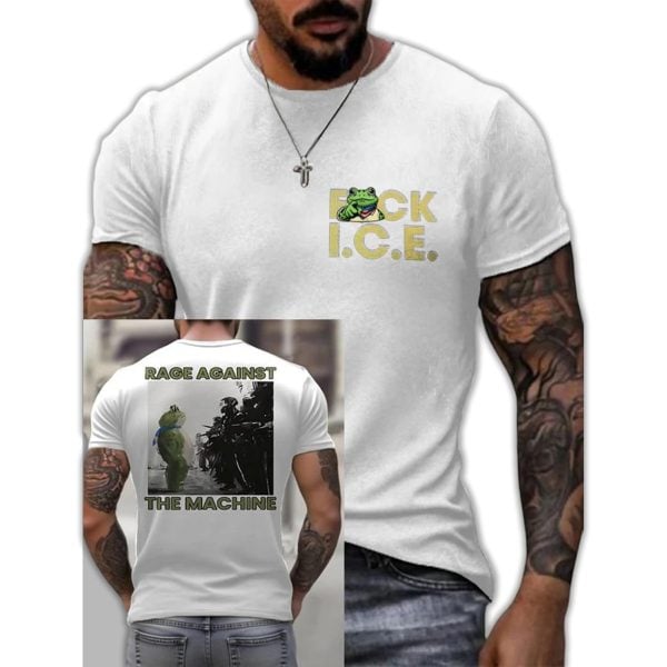 Portland Frog Fuck ICE Rage Against The Machine Shirt