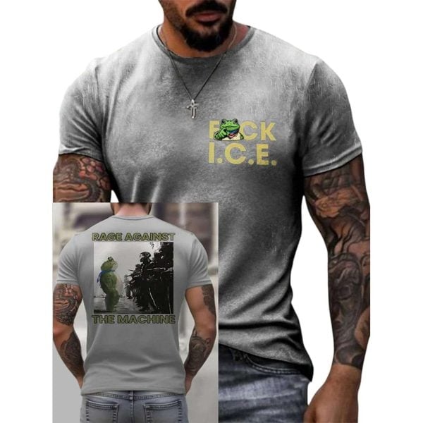 Portland Frog Fuck ICE Rage Against The Machine Shirt