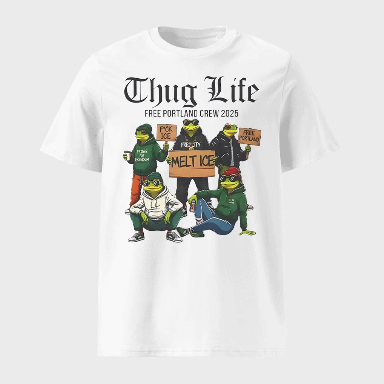 Portland Frog Thug Life Free Portland Crew 2025 Shirt 1 Portland Frog Thug Life Free Portland Crew 2025 Shirt
