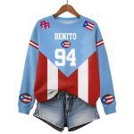Puerto RIco Benito Bowl Printed Sweatshirt