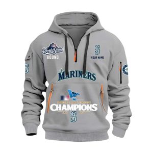 2025 Mariners American League Champions Zip Hoodie3