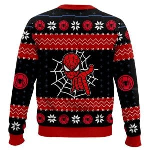 Tis The Season To Be Amazing Spider man Ugly Christmas Sweater1