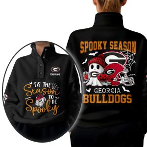 Bulldogs Tis The Season To Be Spooky Western Style Sweater2