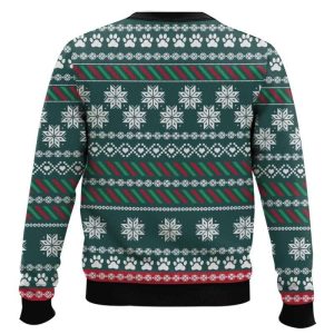 Cute Pug Santa Paws Ugly Christmas Sweater1