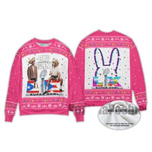 Bad Bunny Benito Bowl 2026 Christmas Ugly Sweater2