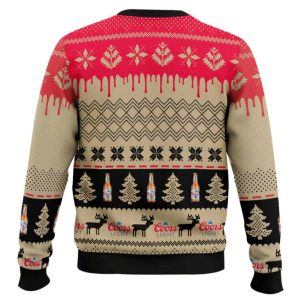 Coors Light Lager Beer Ugly Christmas Sweater1