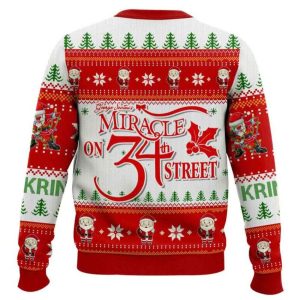 Santa Kris Kringle Miracle On 34th Street Ugly Christmas Sweater1