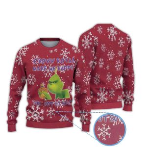 Crown Royal Grnch Ugly Christmas Sweater