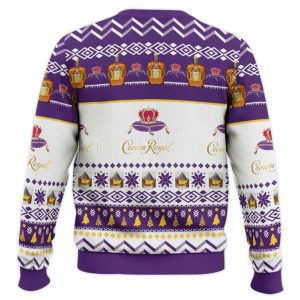 Crown Royal Happiest Drink Ugly Christmas Sweater1