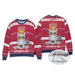 2025 Raccoon Happy Hanukkah Ugly Christmas Sweater