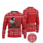 2025 Raiders If You Don't Like Raiders Merry Kissmyass Ugly Christmas Sweater
