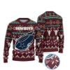 2025 Reindeer Pattern Cowboys Football Logo Ugly Christmas Sweater