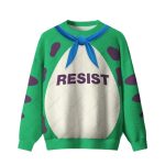 2025 Resist Portland Frog Suit Ugly Christmas Sweater