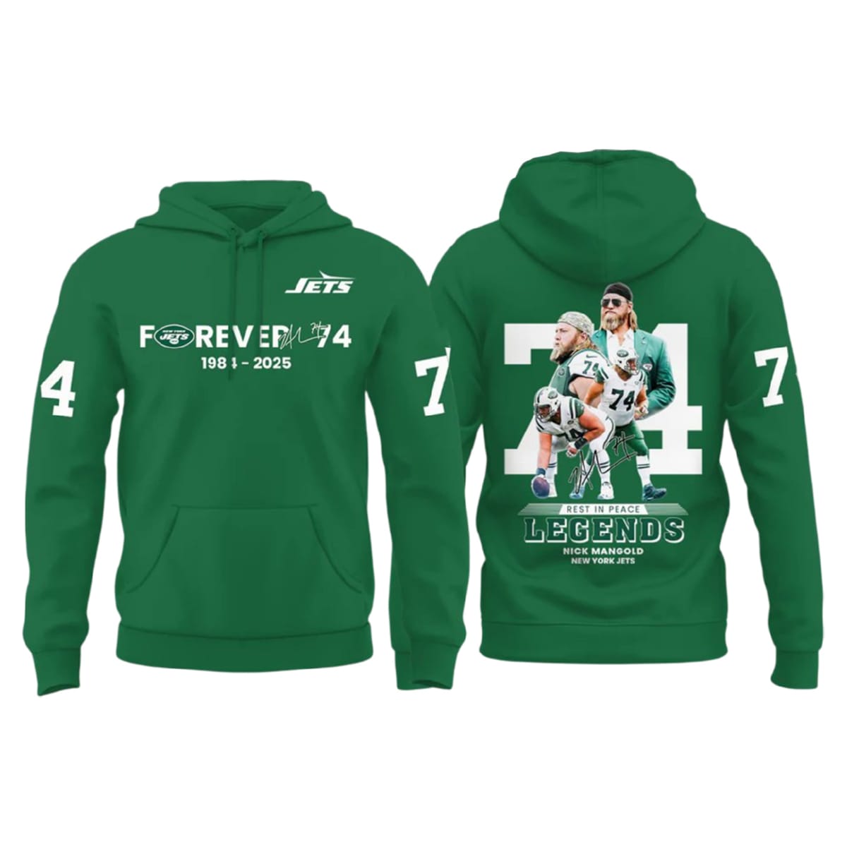 Rest In Peace Forever 74 Nick Mangold Shirt Rest In Peace Forever 74 Nick Mangold Shirt