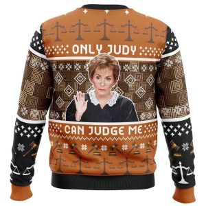 2025 Only Judy Can Judge Me Judge Judy Ugly Sweater 1 Only Judy Can Judge Me Judge Judy Ugly Christmas Sweater1