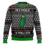 Rick And Morty Pickle Rick Ugly Christmas Sweater