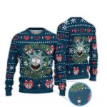 2025 Rick and Morty Let's Get Schwifty Ugly Christmas Sweater