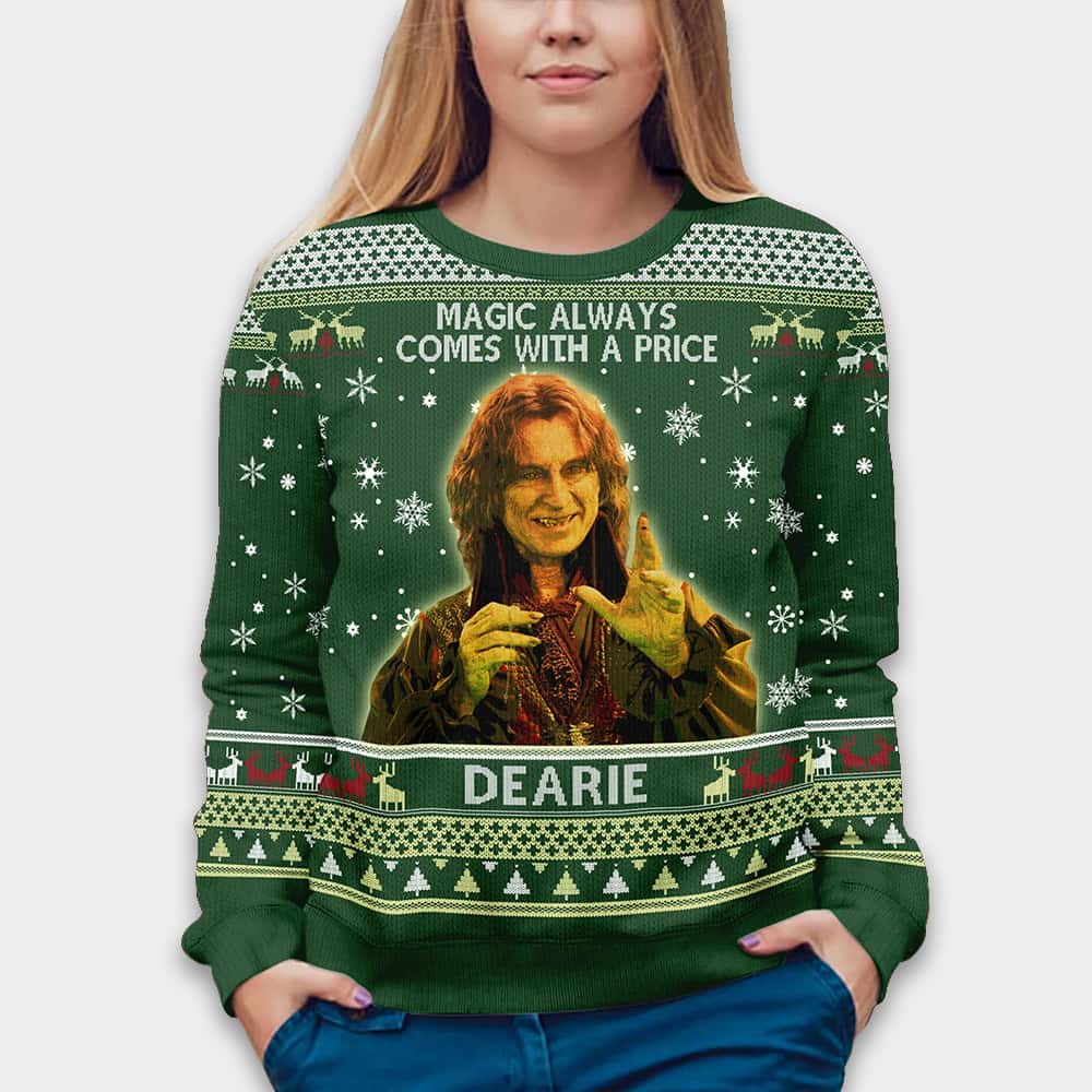Rumplestiltskin Magic Always Come with A Price Dearie Ugly Christmas Sweater Rumplestiltskin Magic Always Come with A Price Dearie Ugly Christmas Sweater
