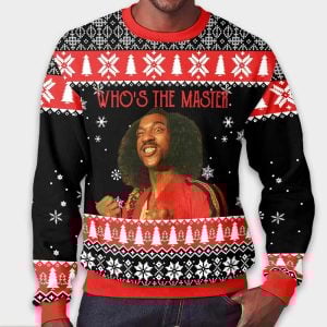 Whos the Master The Last Dragon Christmas Ugly Sweater1