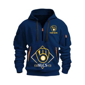 Brewers 2025 NLCS Champions Quarter Zip Hoodie