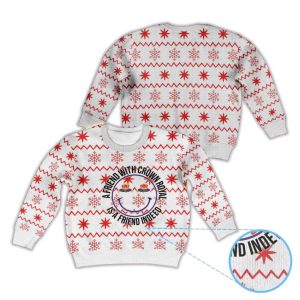 Snowflake Crown Royal Ugly Christmas Sweater1