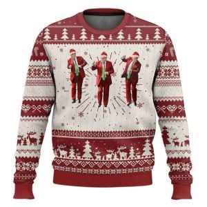 Trump Dance Xmas 2025 Ugly Christmas Sweater