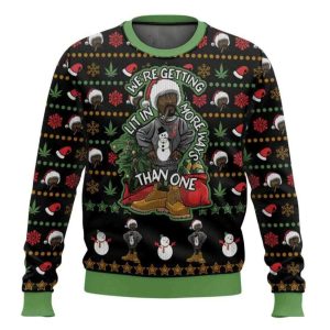 Snoop Dogg This Holiday Season Were Getting Lit In More Ways Than One Ugly Christmas Sweater