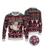 2025 Santa Claus Big Nick Energy Ugly Christmas Sweater