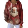 Santa Claus Bloody Print Sweatshirt