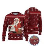 2025 Santa Claus Naughty List Ugly Christmas Sweater