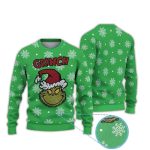 Santa Hat Grnch Ugly Christmas Sweater