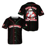 Santa Says Six Seven Christmas Baseball Jersey