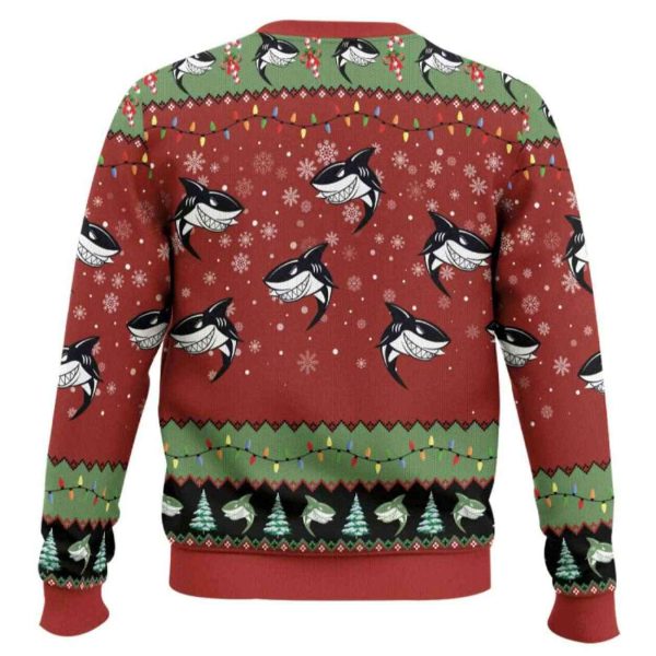 Santa Shark Hoo Hoo Hoo Ugly Christmas Sweater